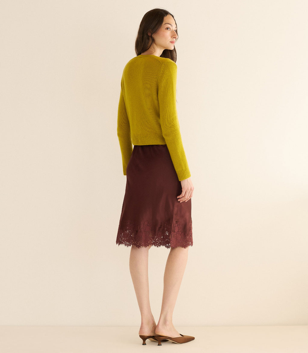 ELOWETTE SKIRT -- CAFE BRUN