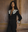 EMILIENNE CARDIGAN -- BLACK