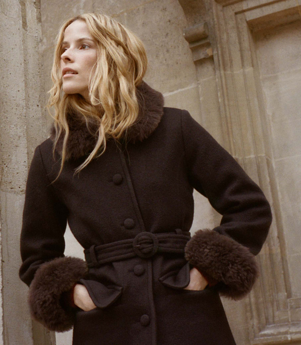 FARROW COAT -- CHOCOLATE