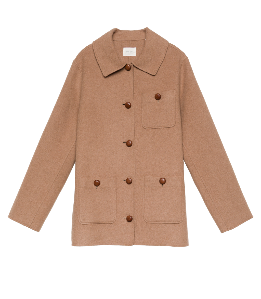 GERMAIN COAT -- LIGHT KHAKI