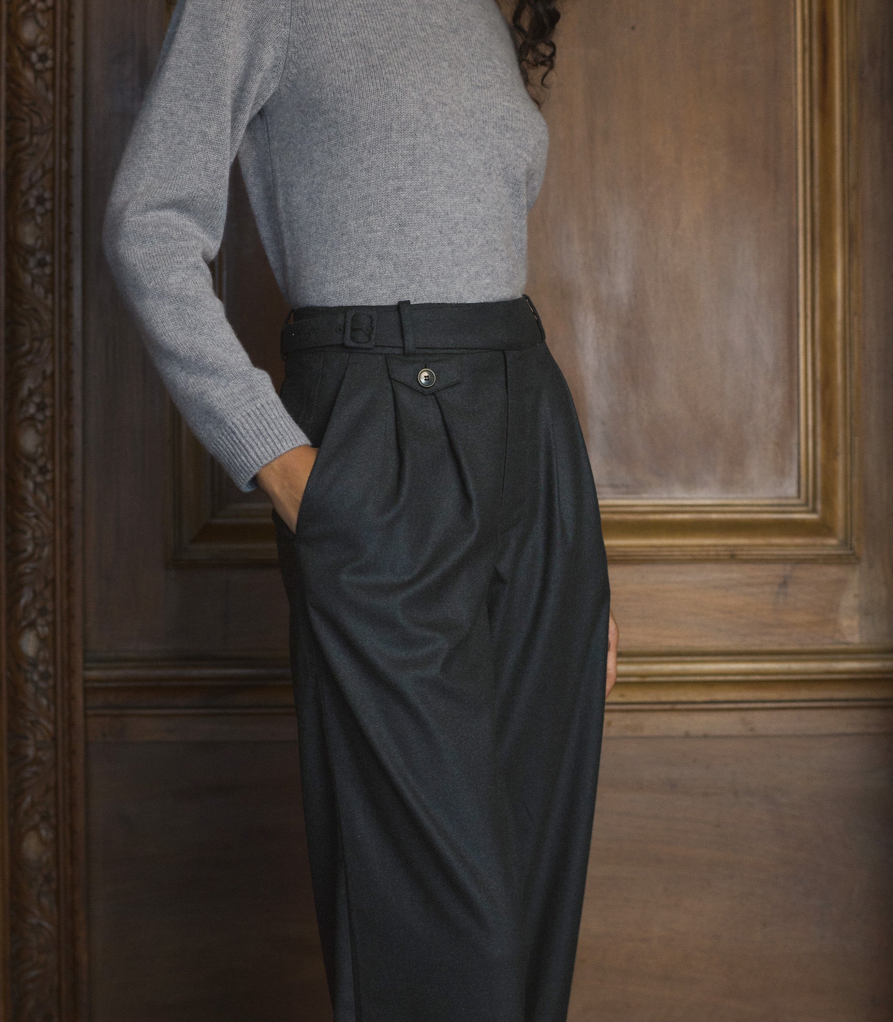 GRIFFIN PANT -- DARK CHARCOAL