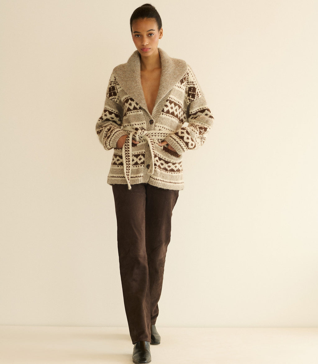 HALE CARDIGAN -- RAINER JACQUARD