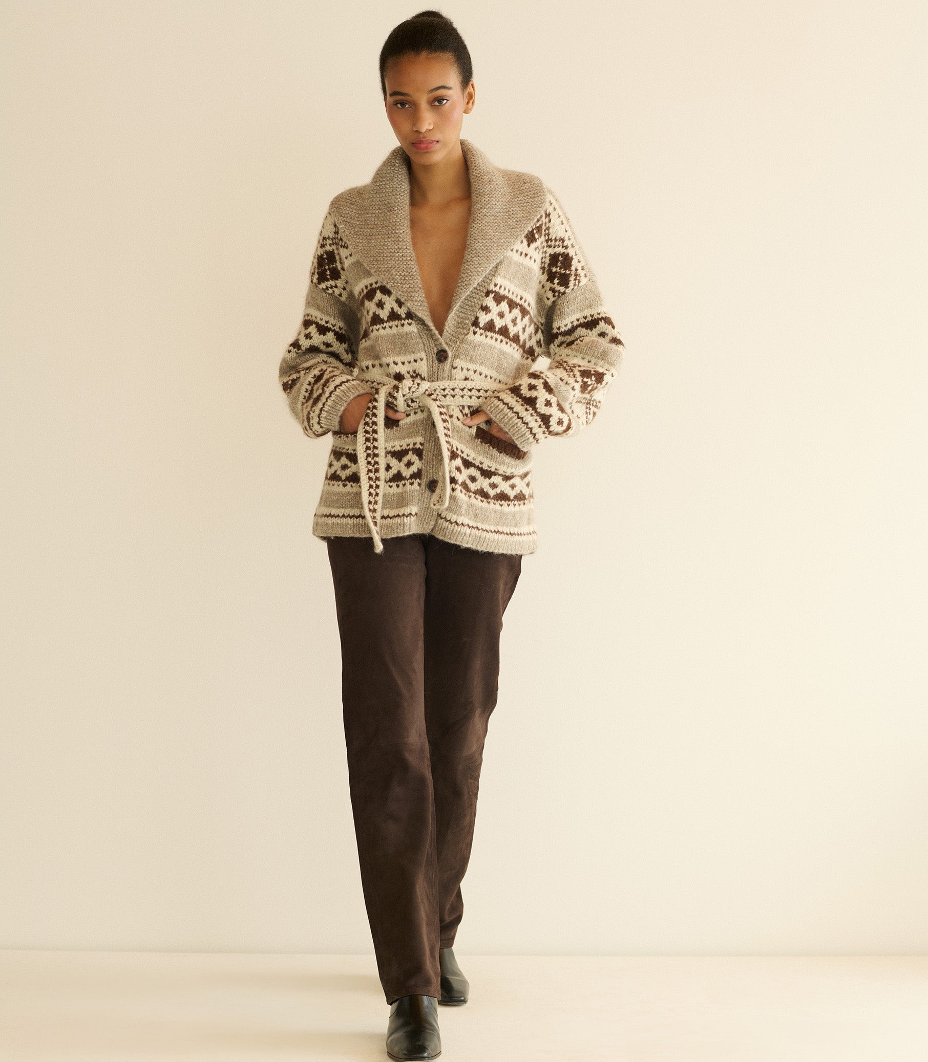 HALE CARDIGAN -- RAINER JACQUARD