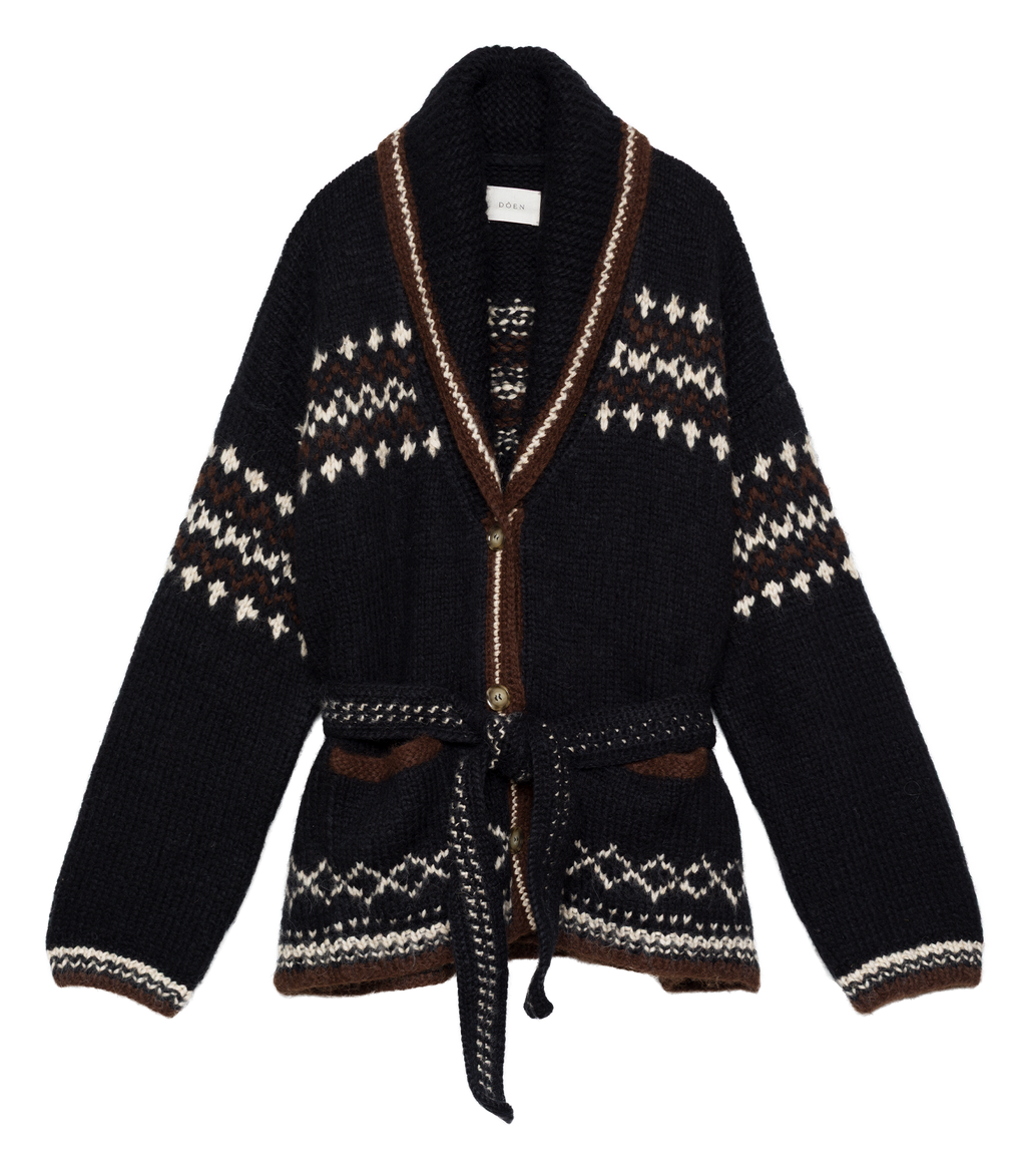 HALE CARDIGAN -- WHIDBEY JACQUARD