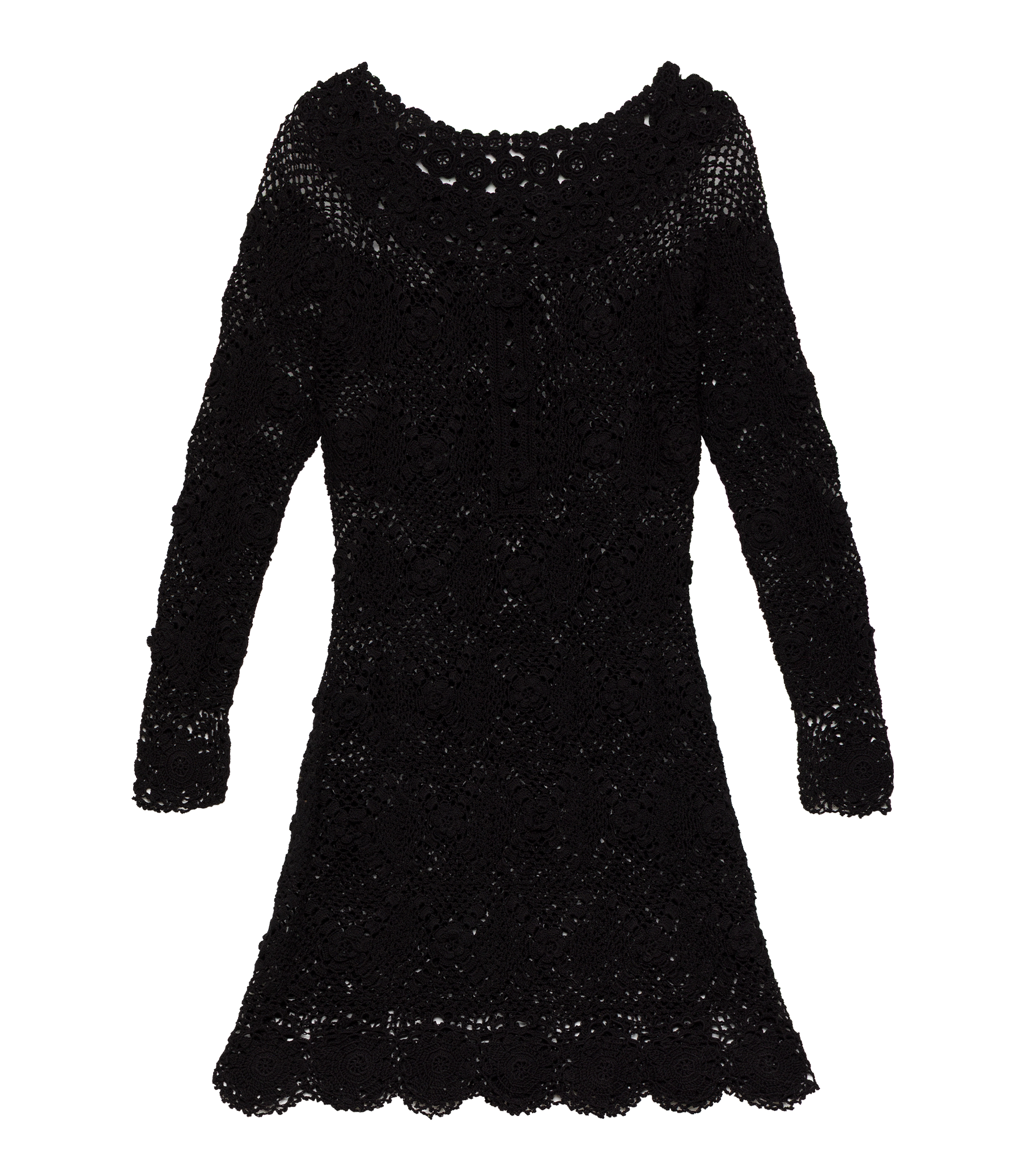HYACINTHE DRESS -- BLACK