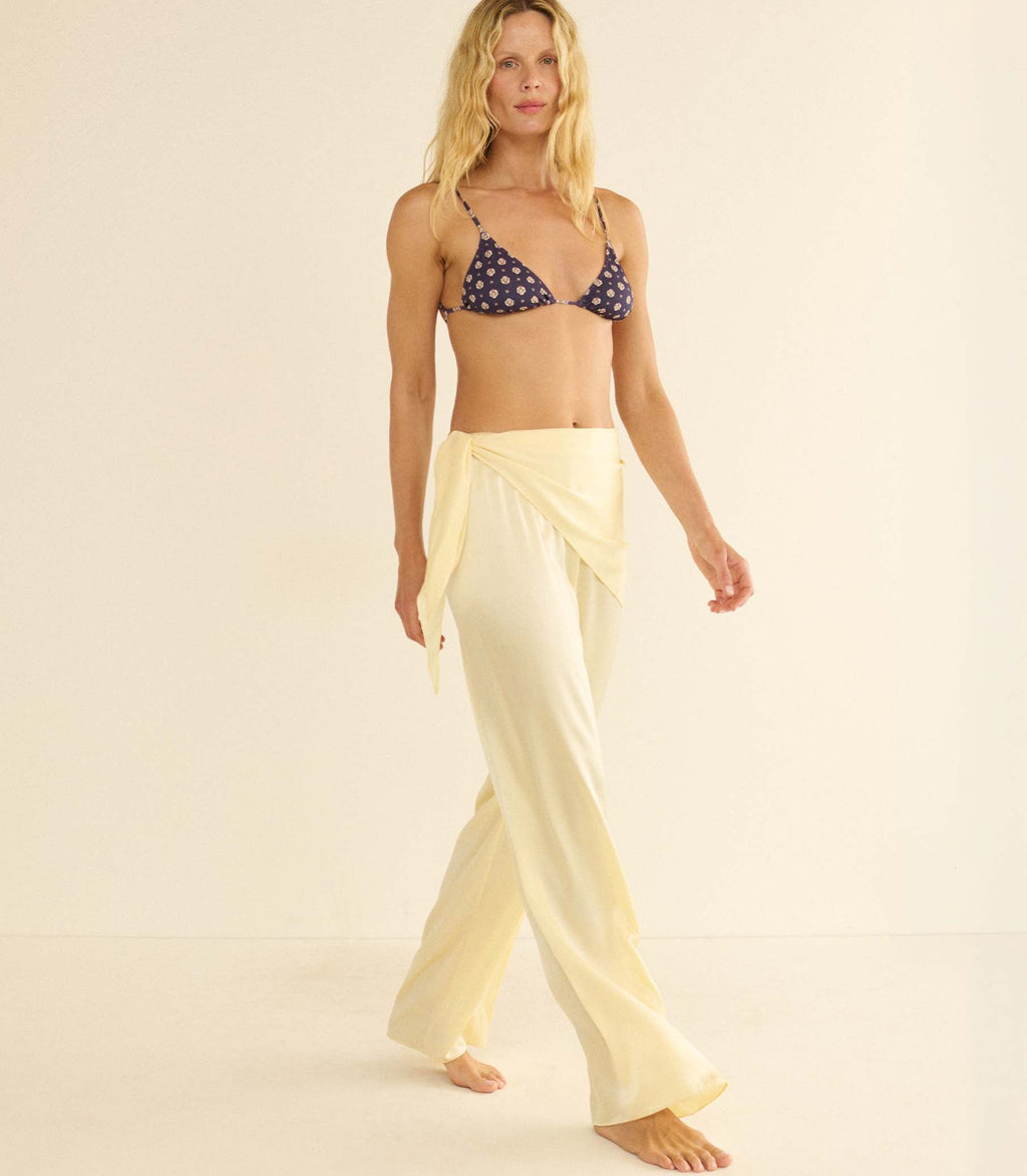 LAVON SCARF PANT -- VANILLA