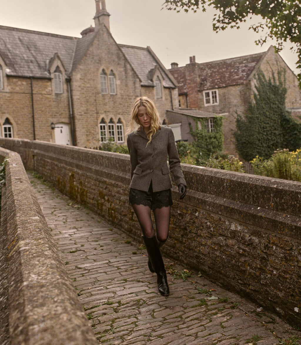 LENNON BLAZER -- ENGLISH HERRINGBONE
