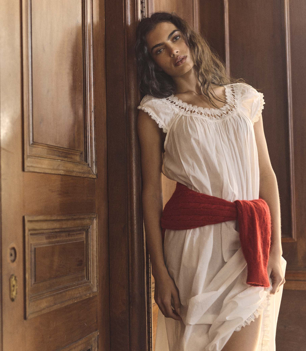 LUCILIA NIGHTGOWN -- SALT