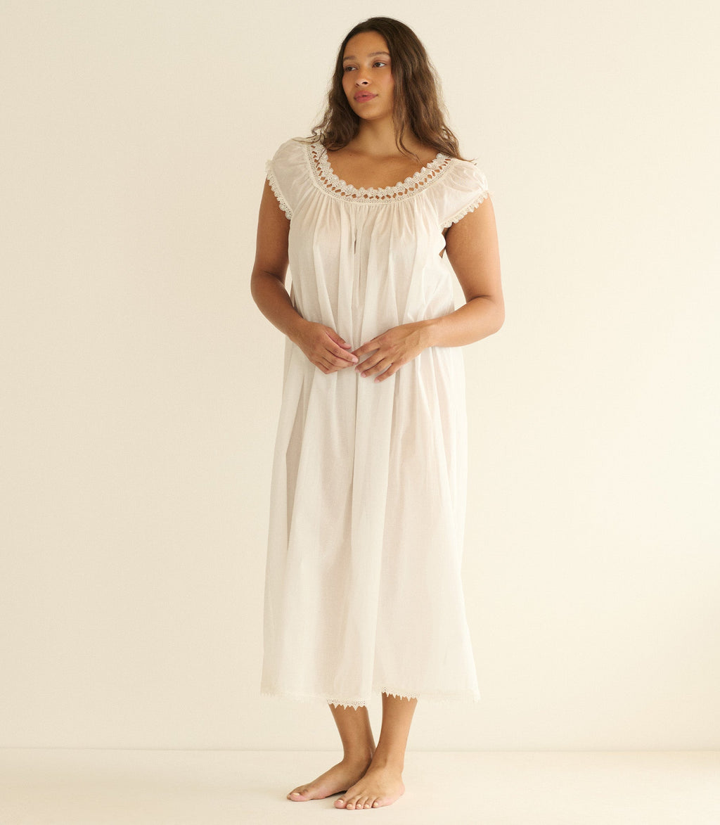 LUCILIA NIGHTGOWN -- SALT