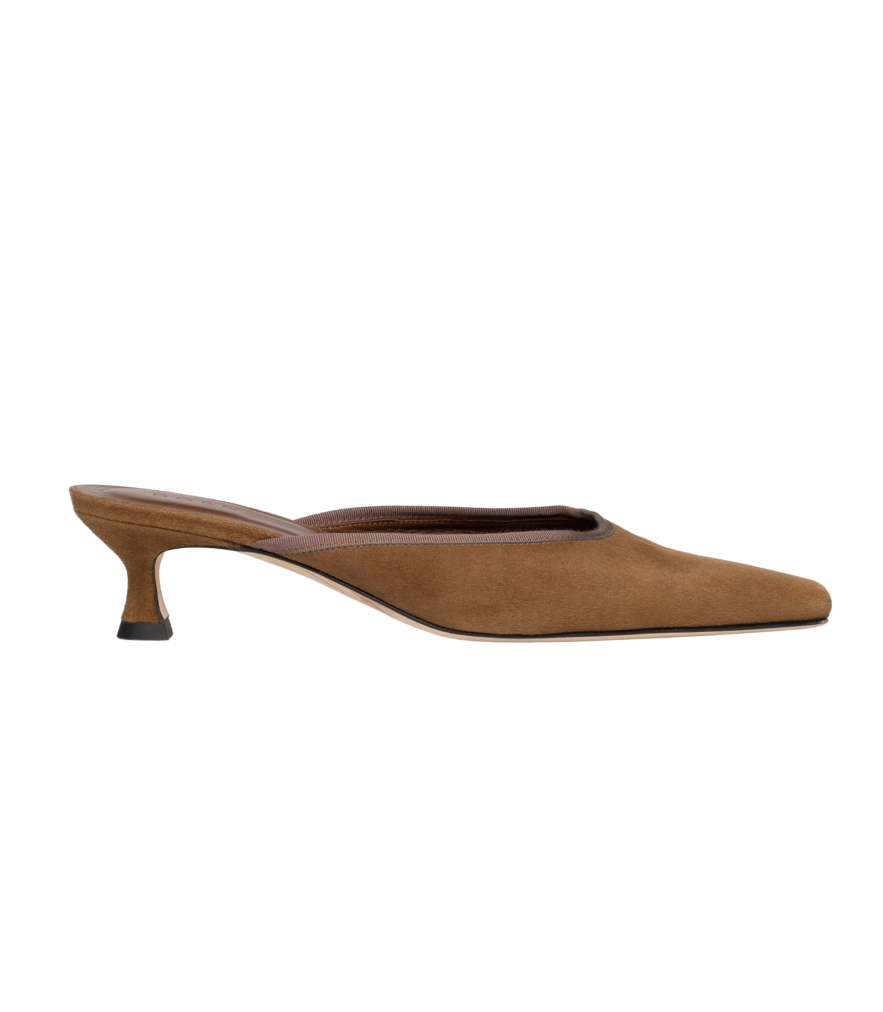 LUMA HEEL -- TOBACCO SUEDE