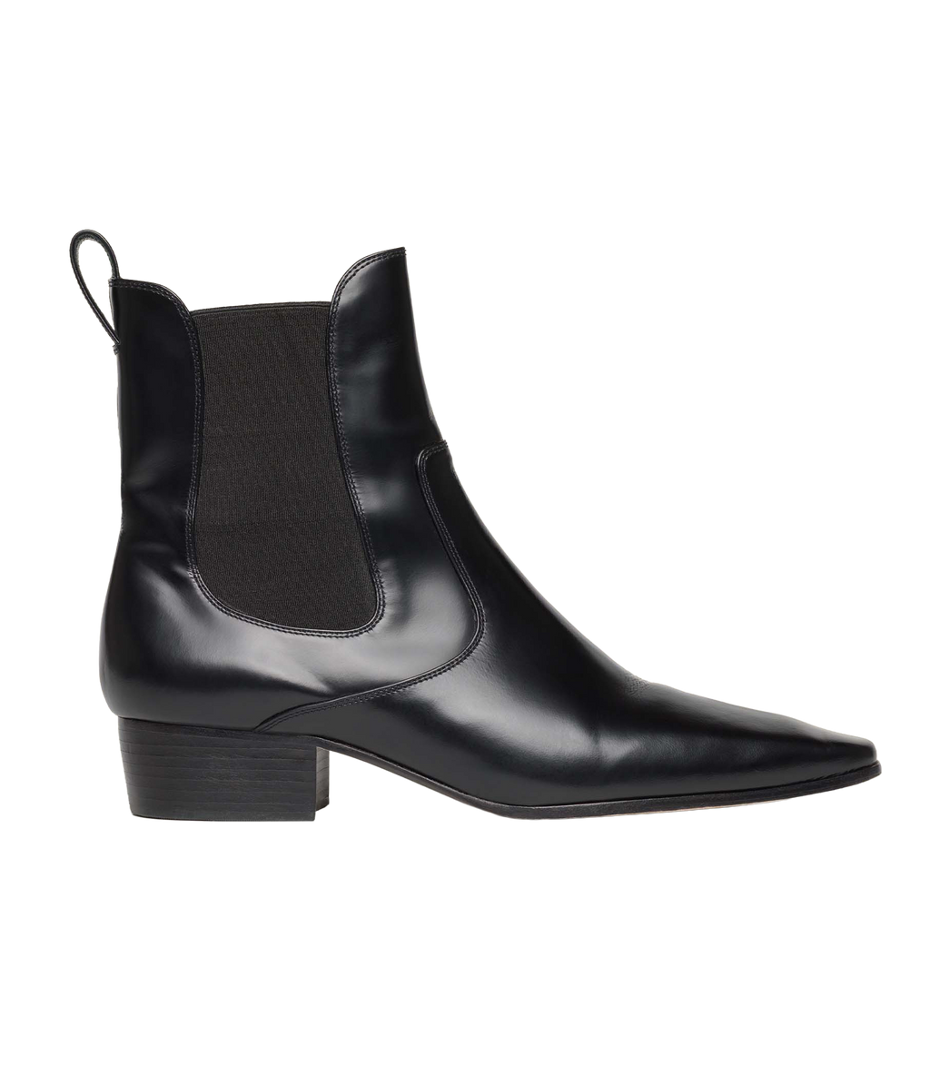 NORMANDY BOOT -- BLACK BOX CALF