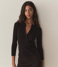 PAOLA TEE -- BLACK QUELLE JOLIE POINTELLE
