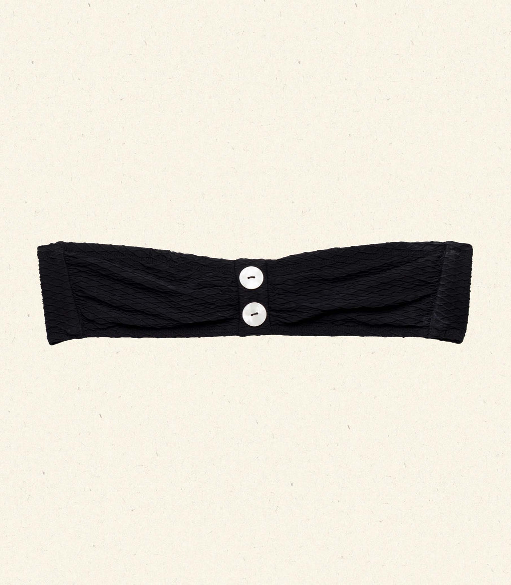 RIVA BIKINI TOP -- NERO