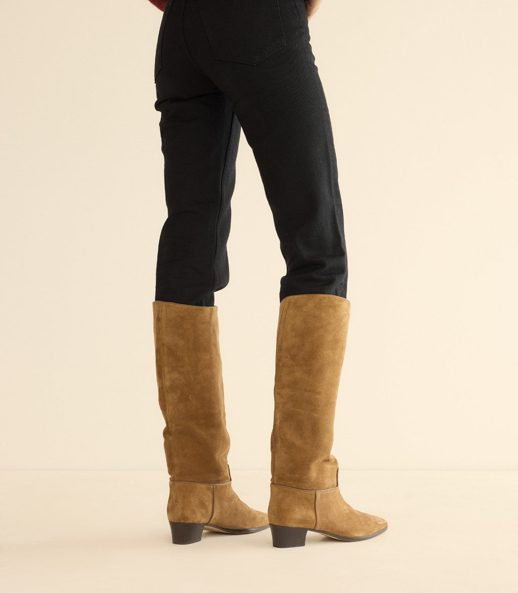 RIVIERA BOOT -- TOBACCO SUEDE