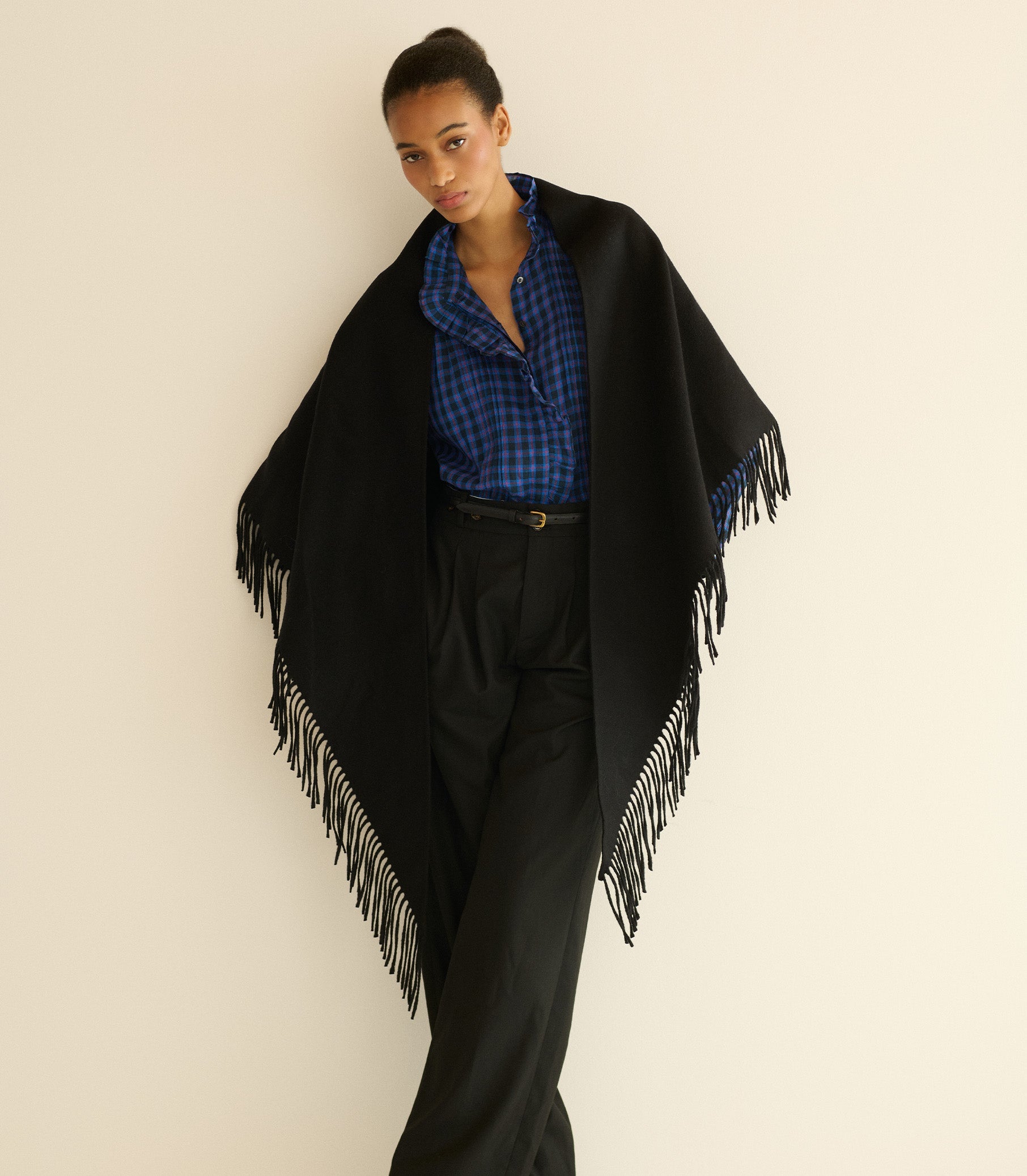 ROUEN PASHMINA -- BLACK