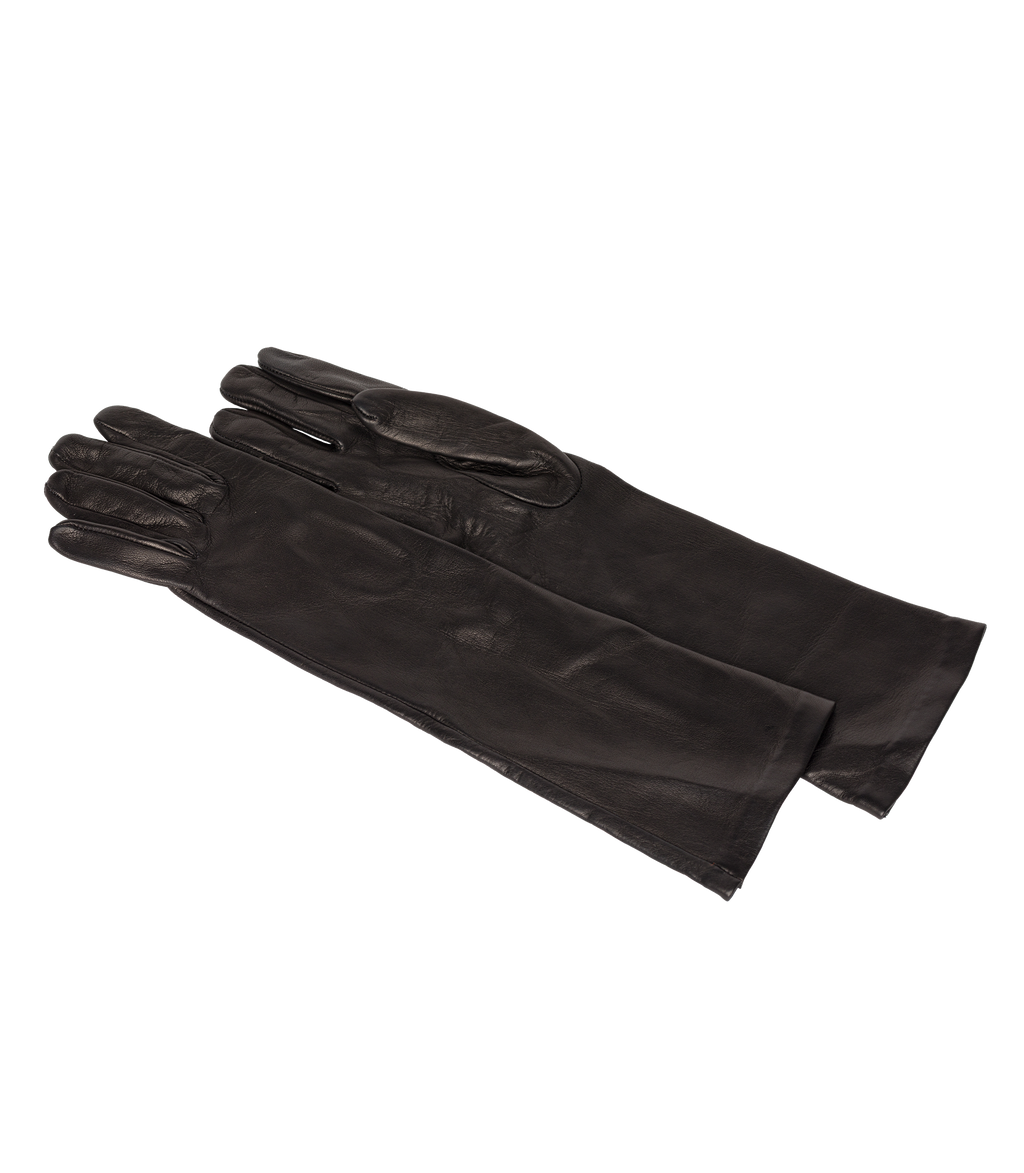 STINE GLOVES -- BLACK LEATHER