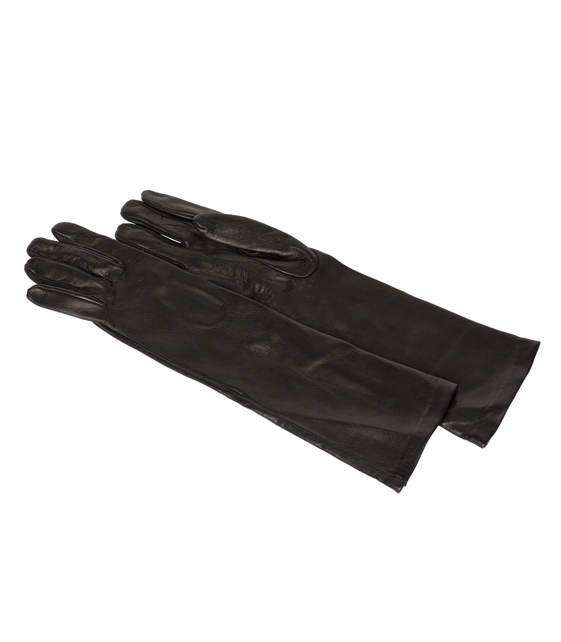 STINE GLOVES -- BLACK LEATHER