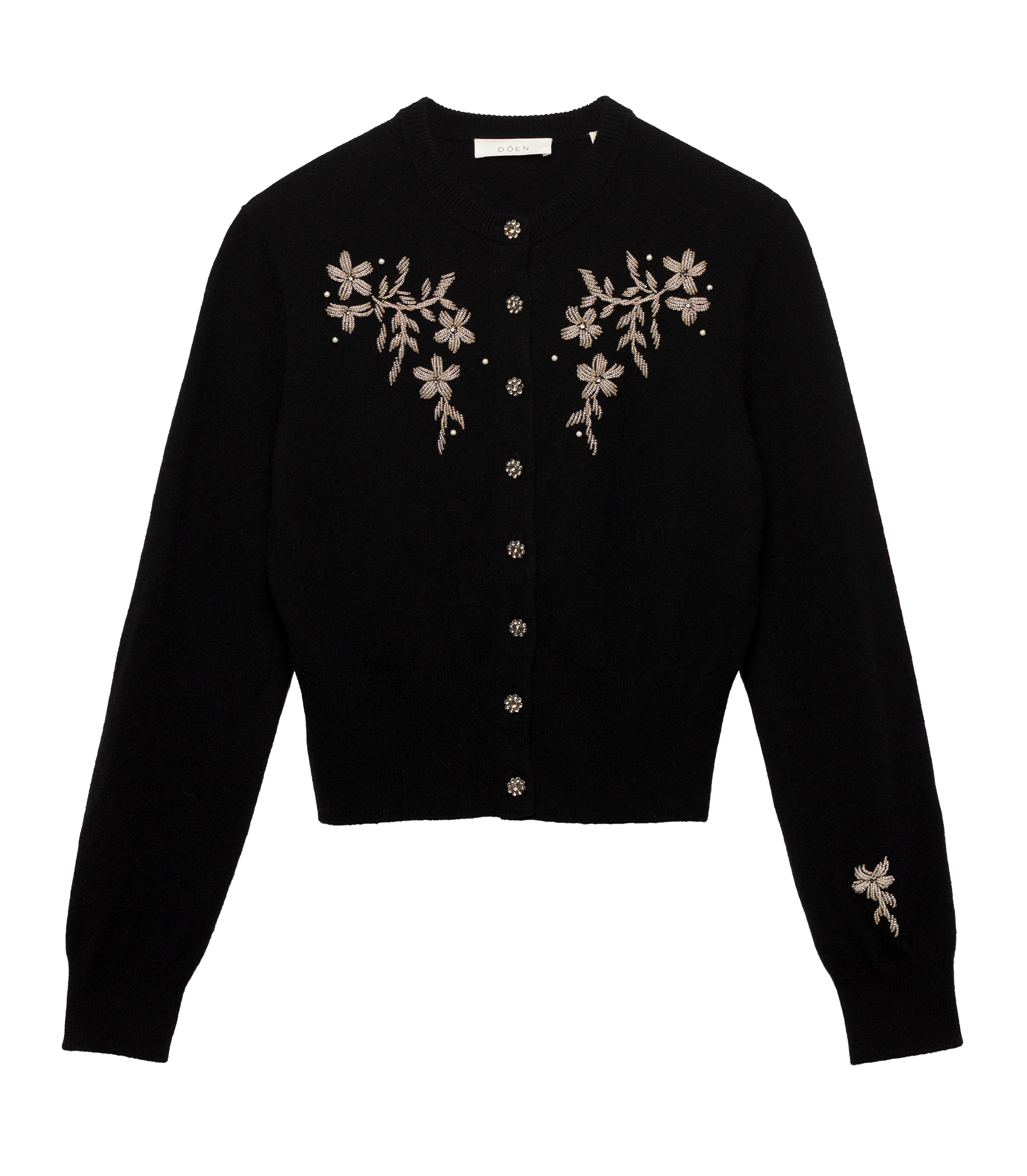 TRESOR CARDIGAN -- BLACK
