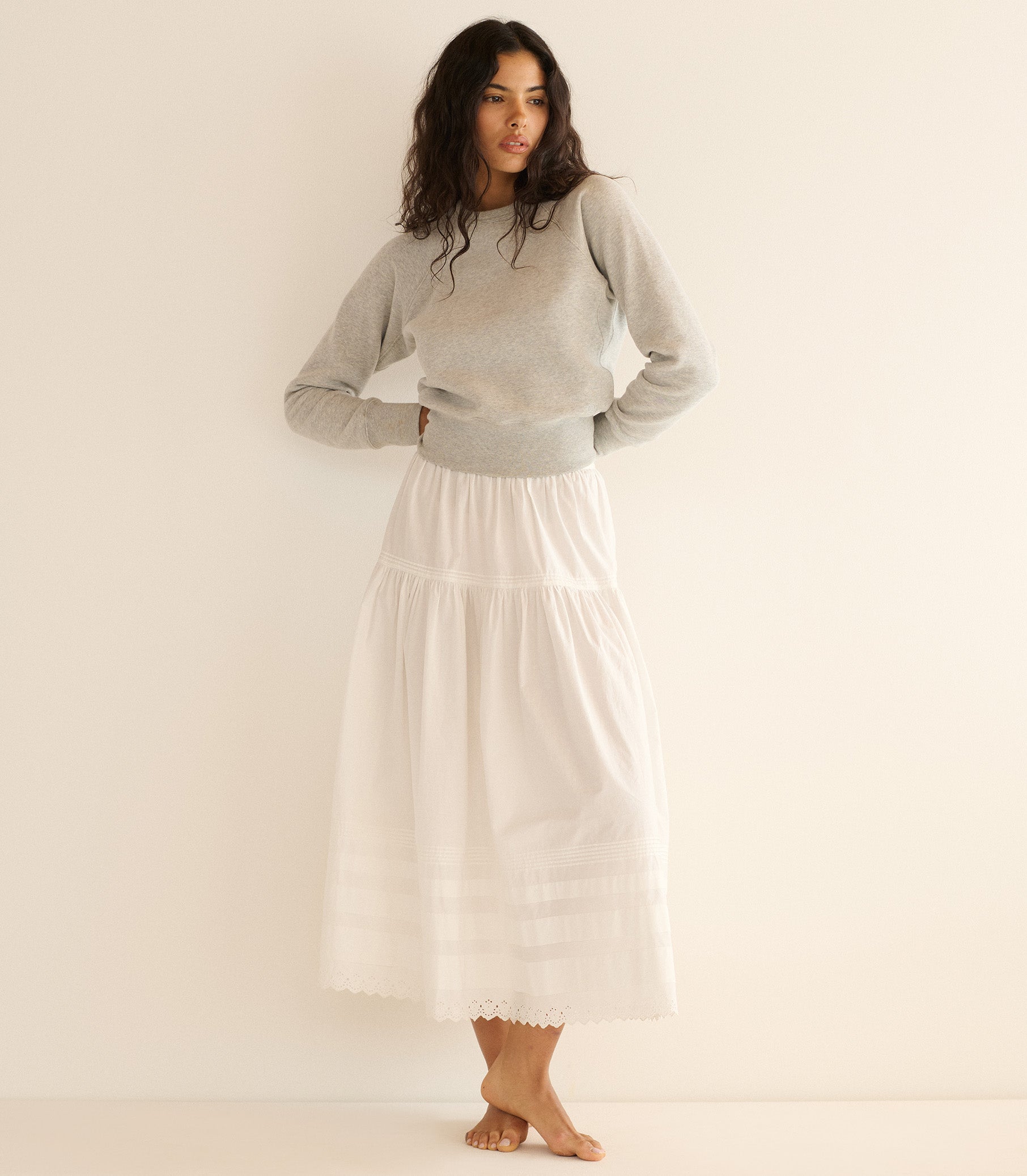 VELMA SWEATSHIRT -- HEATHER GREY